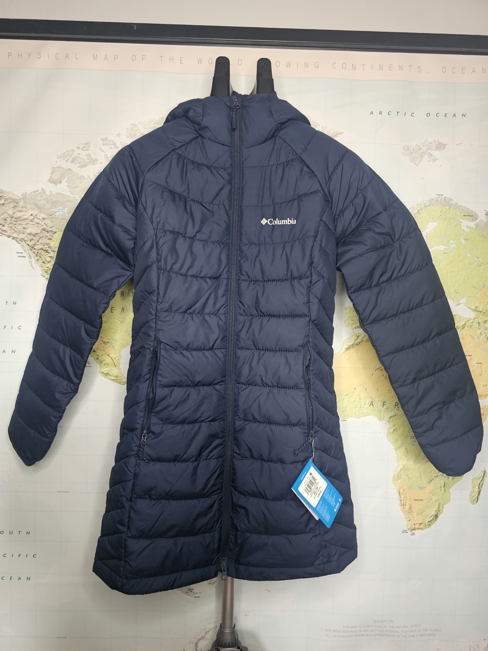 Columbia Navy Powder Lite II Mid Jacket - Women's XS
